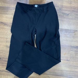 Black stretchy lounge pants